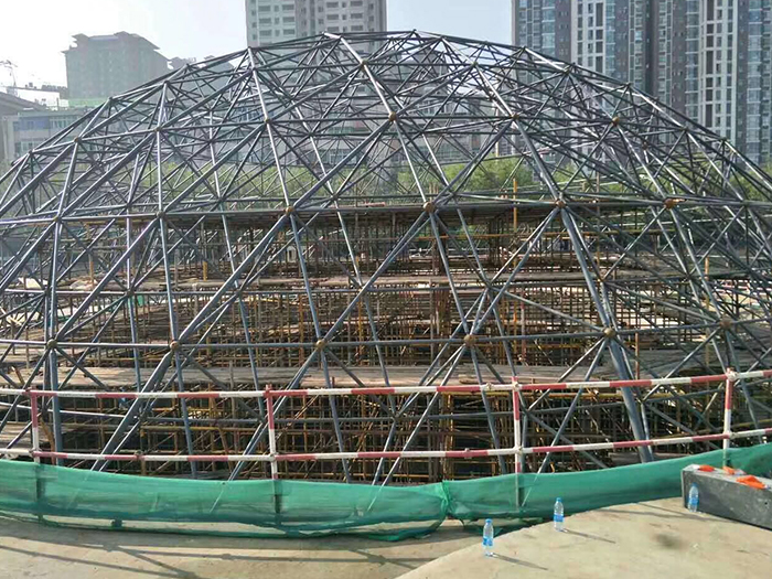 瑞金球形网架钢结构施工